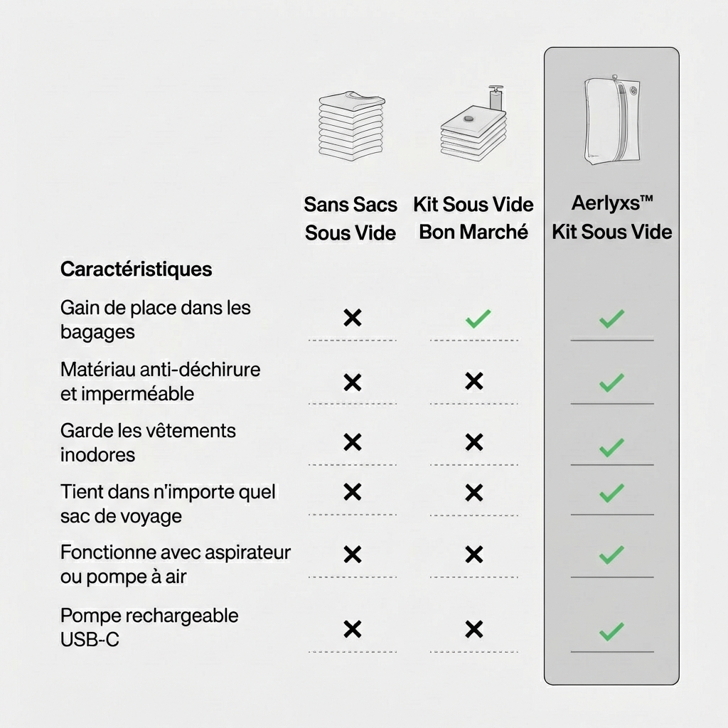 Aerlyxs™ Sac sous vide